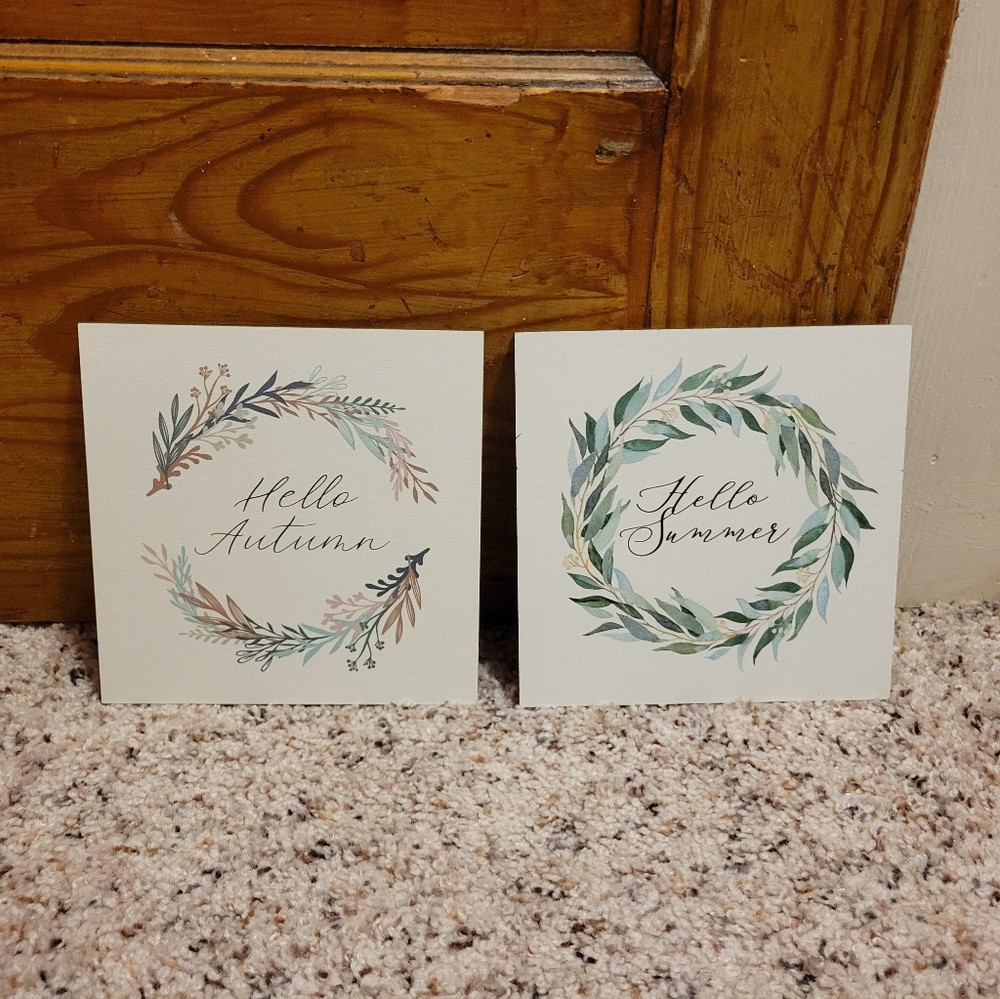 Seasonal Reversible Signs - Picture 2 of 6